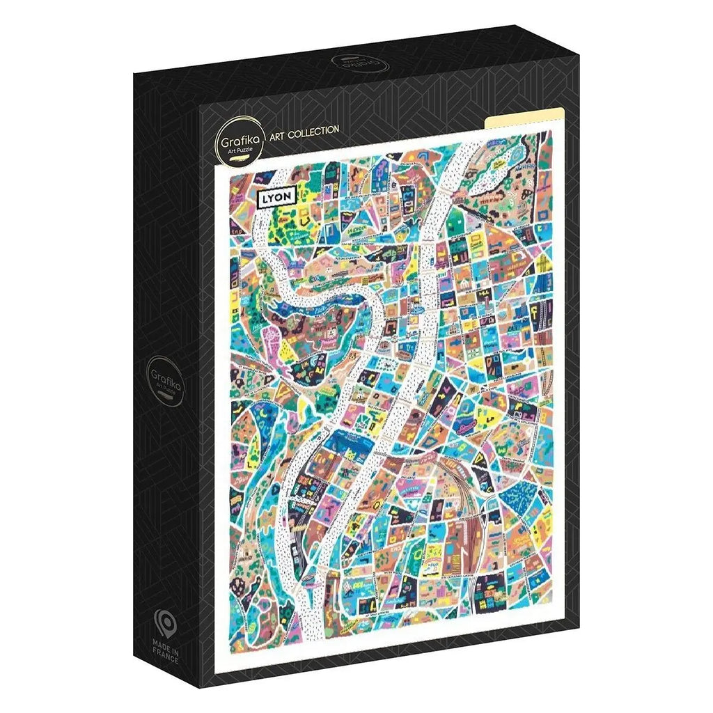 Box, turned right: Lyon - 1000 Piece Jigsaw Puzzle (Grafika)