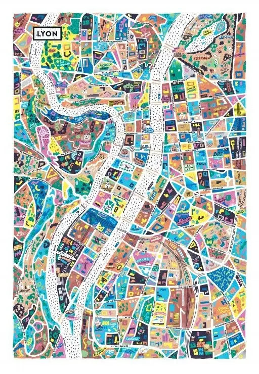 Lyon - 1000 Piece Jigsaw Puzzle (Grafika) - Completed Puzzle