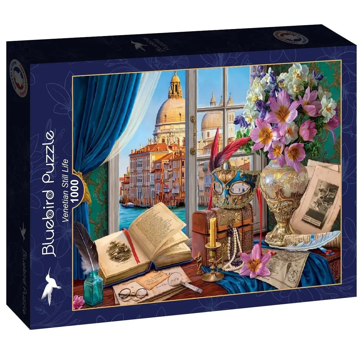Box, turned right: Venetian Still Life - 1000 Piece Jigsaw Puzzle (Bluebird)