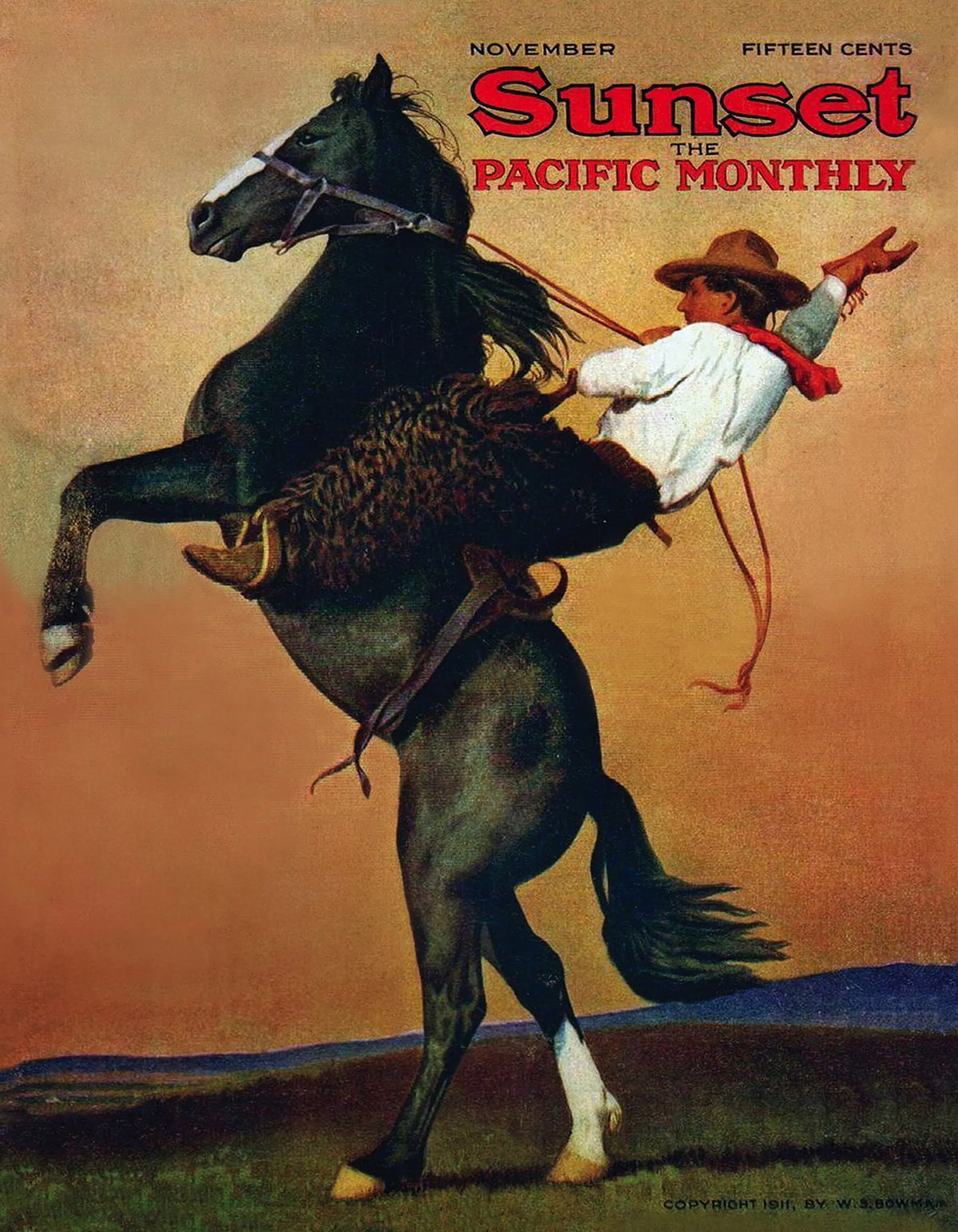 Bucking Bronco - 100 Piece Jigsaw Puzzle (New York Puzzle Company) - Completed Puzzle