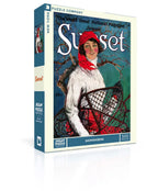 Box, turned right: Snowshoeing - 500 Piece Jigsaw Puzzle (New York Puzzle Company)