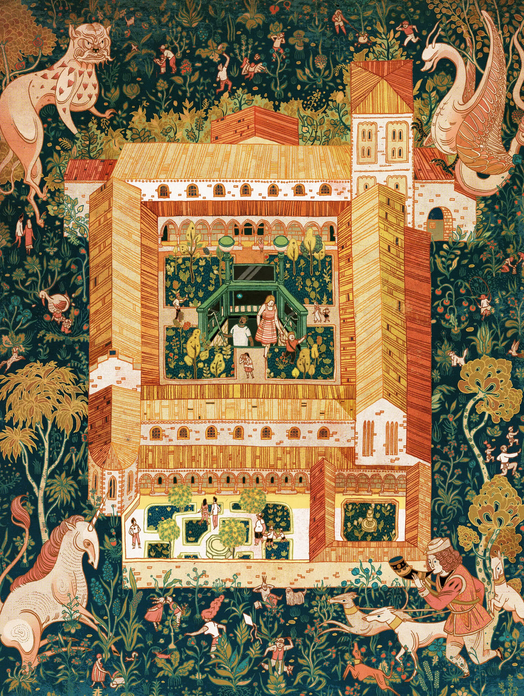 Artwork: The Cloisters - 1500 Piece Jigsaw Puzzle (New York Puzzle Company)