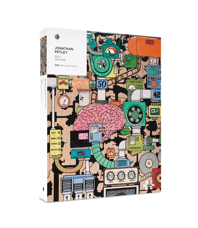 Self Machine by Jonathan Petley – 1000 Piece Jigsaw Puzzle (Pomegranate)