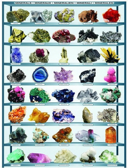 Artwork: Minerals – 1000 Piece Jigsaw Puzzle (Eurographics)
