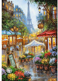 Artwork: Puzzle Spring Flowers, Paris – 1000 Piece Jigsaw Puzzle (Castorland)