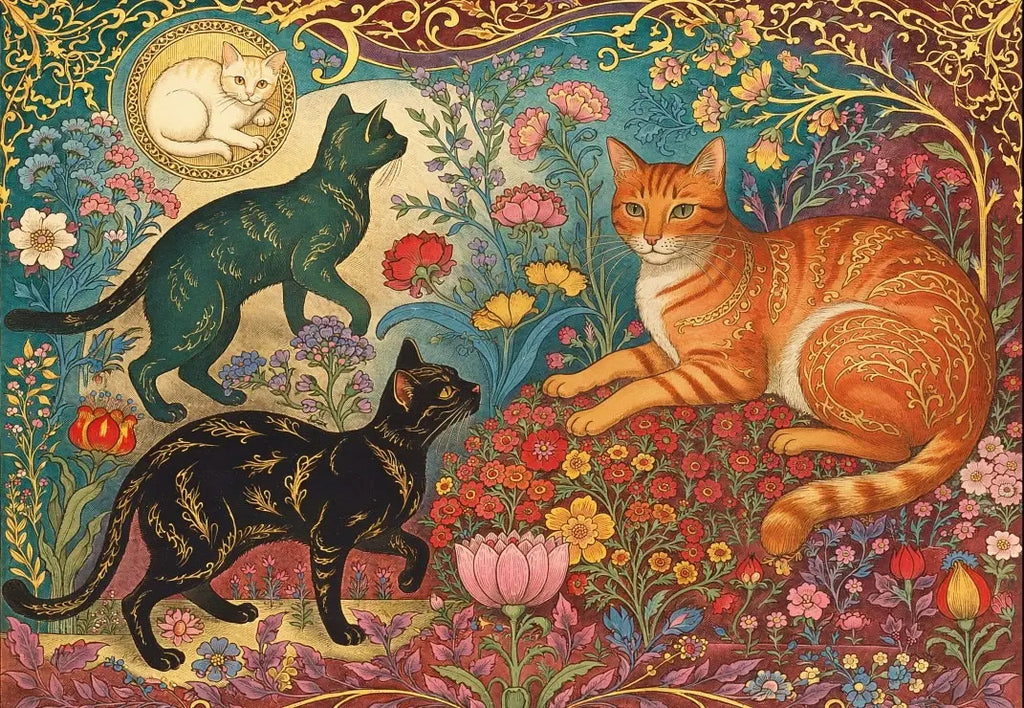 Artwork: The World of Cats - 1000 Piece Jigsaw Puzzle (Bluebird)