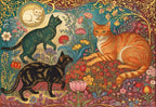 Artwork: The World of Cats - 1000 Piece Jigsaw Puzzle (Bluebird)