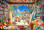 Beach View - 1000 Piece Jigsaw Puzzle (Bluebird) - Completed Puzzle