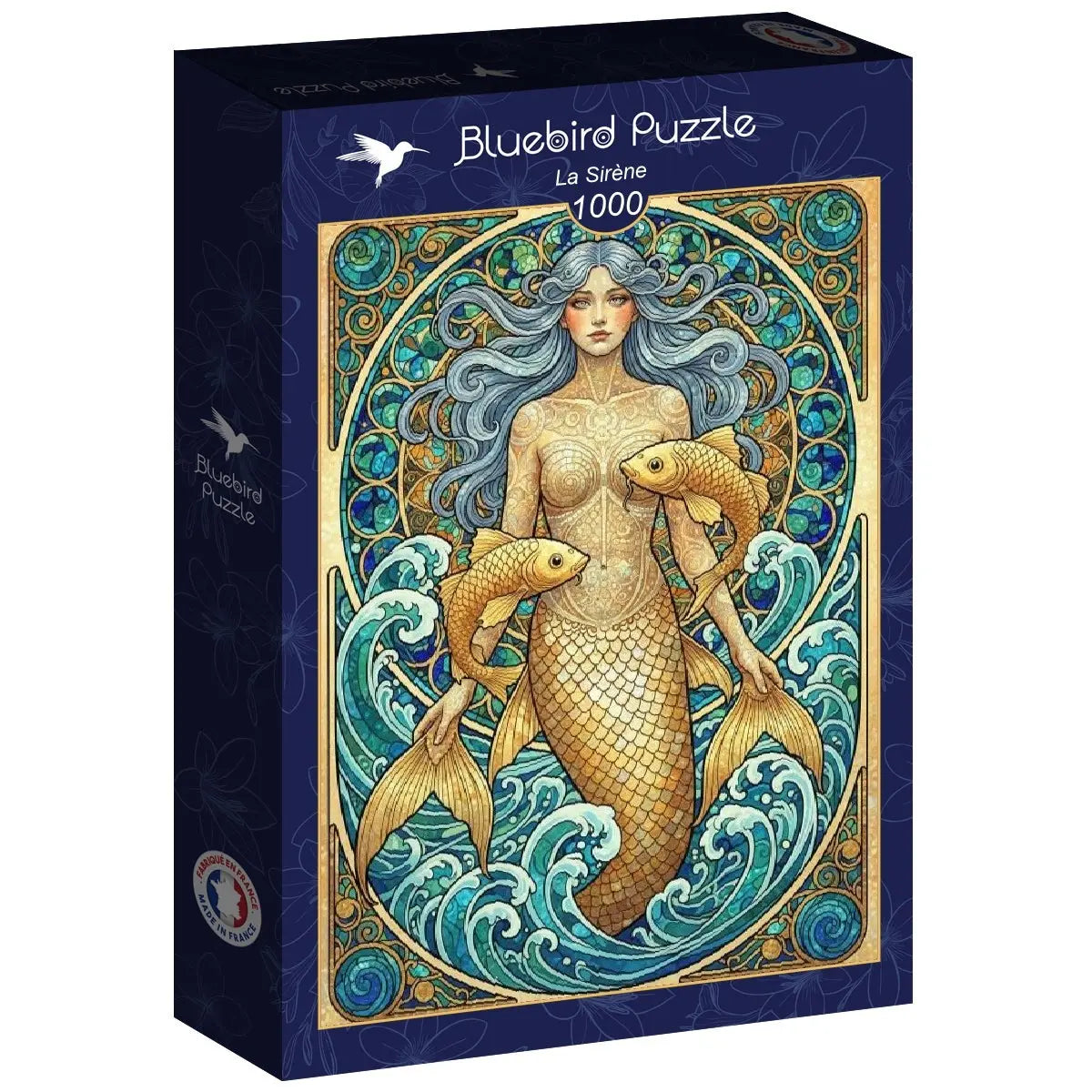 Box, turned right: The Mermaid - 1000 Piece Jigsaw Puzzle (Bluebird)