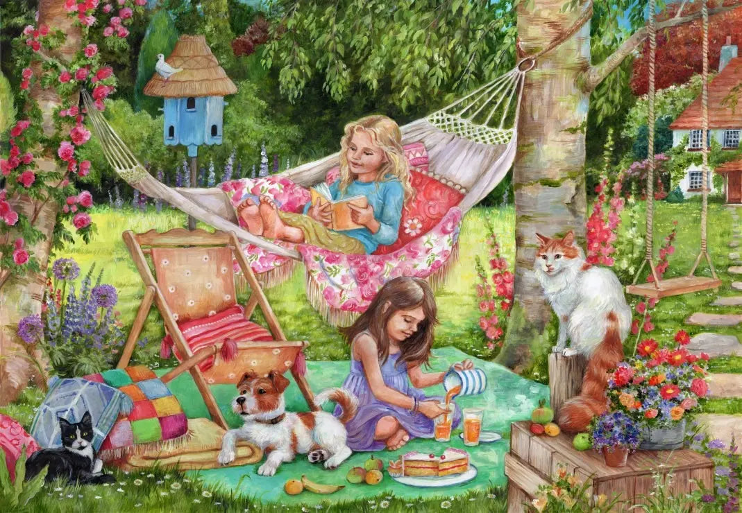 Summer Day - 1000 Piece Jigsaw Puzzle (Grafika) - Completed Puzzle