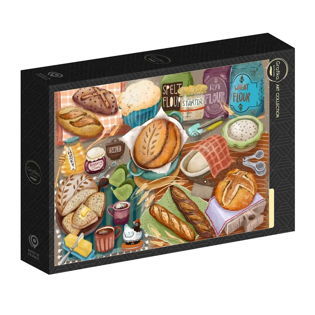 Box, turned right: Homemade Bread - 1000 Piece Jigsaw Puzzle (Grafika)