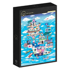 Box, turned right: Airship - 1000 Piece Jigsaw Puzzle (Grafika)