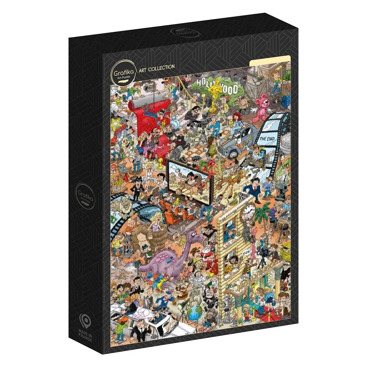 Box, turned left: Hollywood - 1500 Piece Jigsaw Puzzle (Grafika)