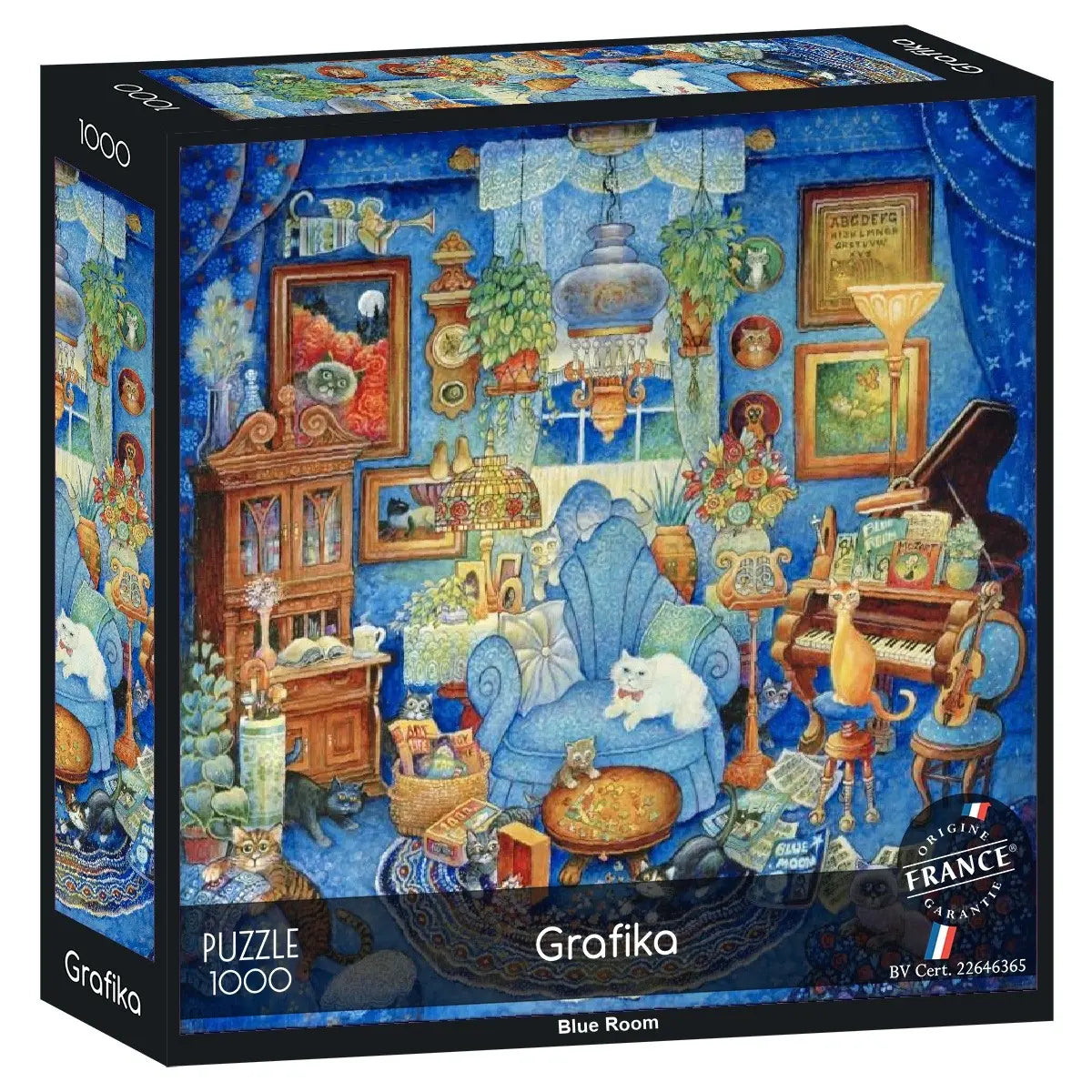 Box, turned right: Blue Room - 1000 Piece Jigsaw Puzzle (Grafika)