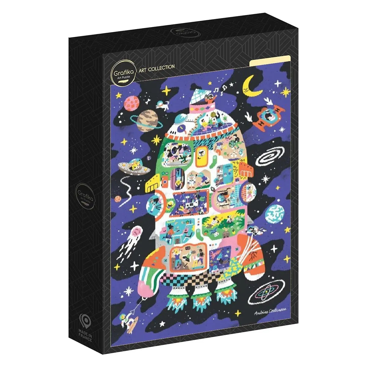 Box, turned right: Rocket House - 1000 Piece Jigsaw Puzzle (Grafika)