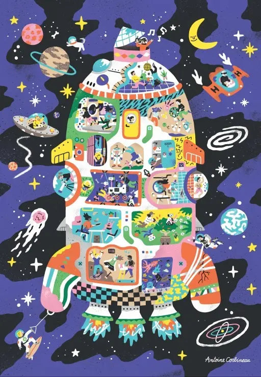 Rocket House - 1000 Piece Jigsaw Puzzle (Grafika)