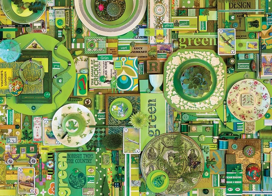 Green - 1000 Piece Jigsaw Puzzle (Cobble Hill)