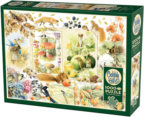 Nature Journal: Autumn by Cobble Hill - 1000 Piece Jigsaw Puzzle - Completed Puzzle