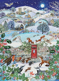 Village on a Winter's Night - 1000 Piece Jigsaw Puzzle (Cobble Hill)