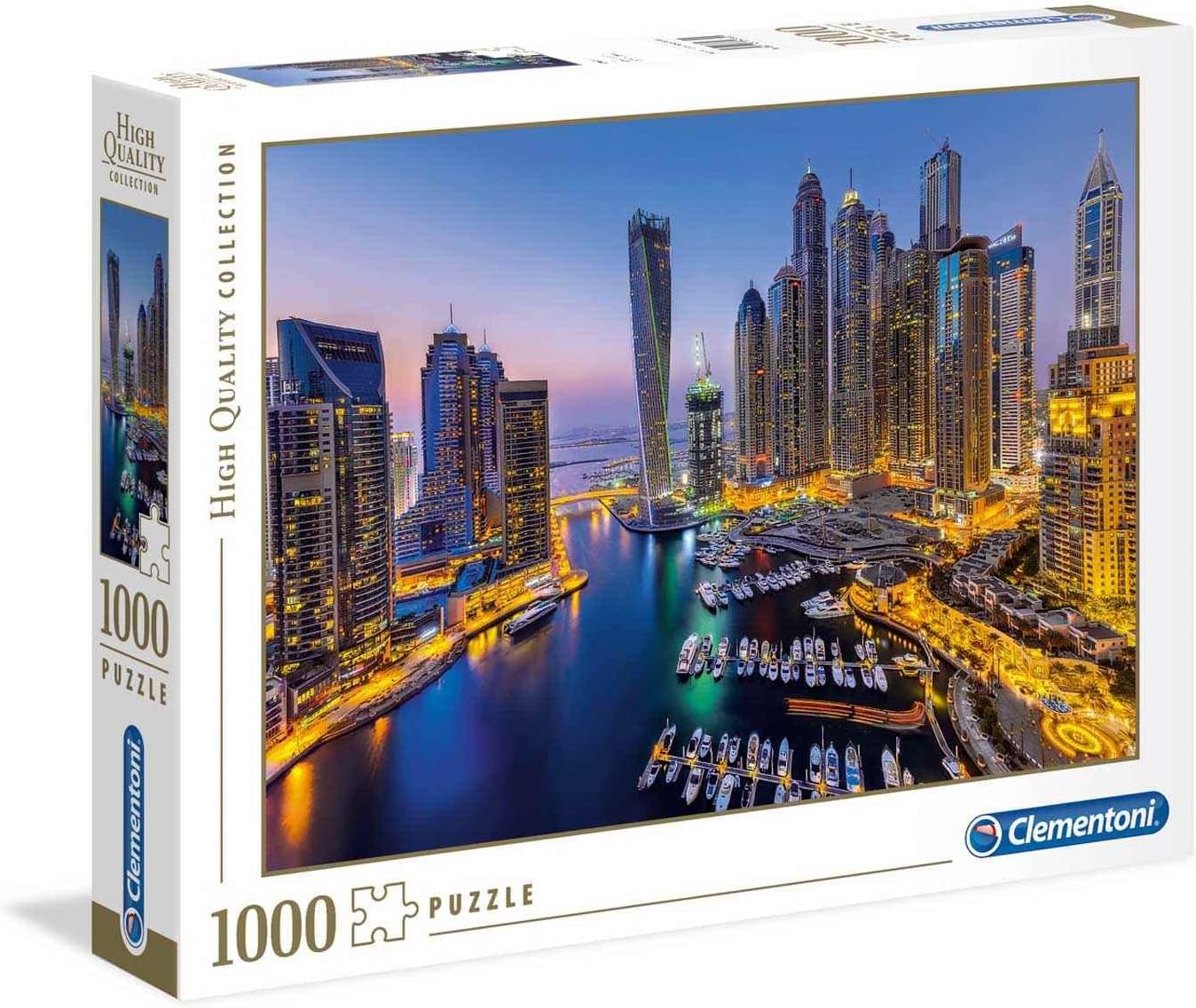 Dubai Marina at Dusk - 1000 Piece Jigsaw Puzzle (Clementoni)