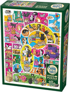 Doodlecats: A Day in the Life - 1000 Piece Jigsaw Puzzle (Cobble Hill)