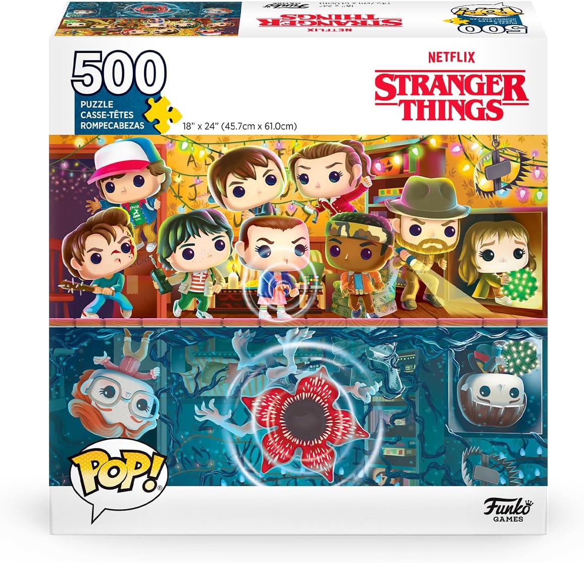Funko POP! Puzzle - Stranger Things - Upside Down - 500 Piece Jigsaw Puzzle