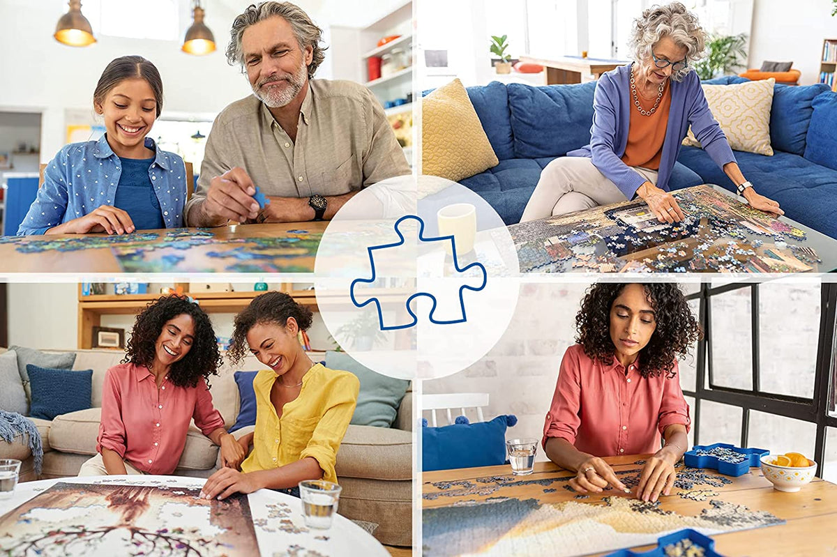 In use: The Natural World - 1000 Piece Jigsaw Puzzle (Ravensburger)