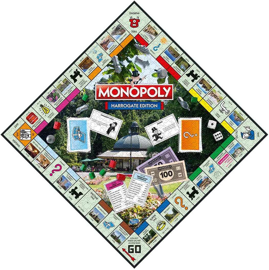 Monopoly London Puzzle – 1000 Teile, Offiziell Lizenziert, Mit Poster Im Maßstab 1:1