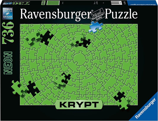 Ravensburger - Krypt Neon Green - 736 Piece Jigsaw Puzzle