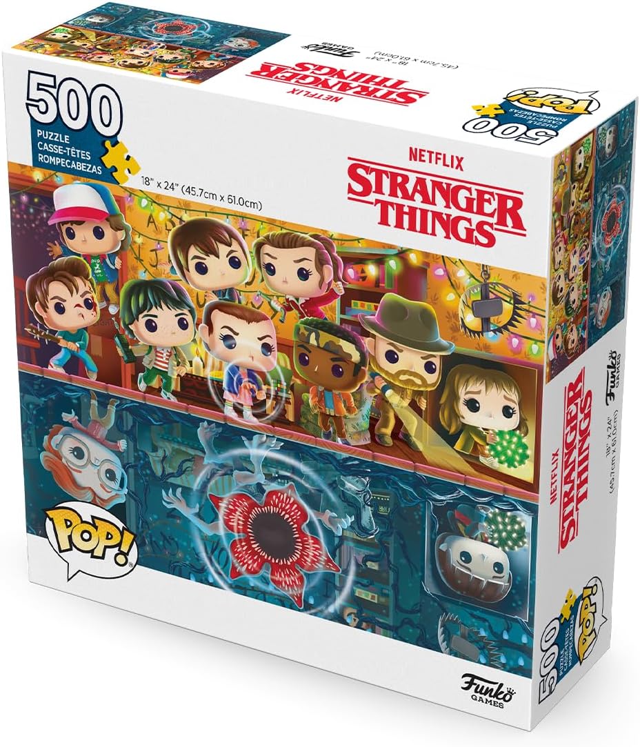 Upside Down – 500 Piece Jigsaw Puzzle (Funko POP! Puzzle)