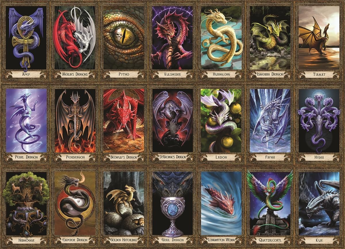 Dragon Oracle by Anne Stokes - 1000 Piece Jigsaw Puzzle (Cobble Hill)