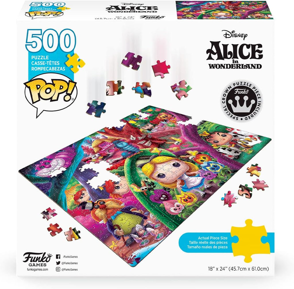 Disney Alice in Wonderland – 500 Piece Jigsaw Puzzle (Pop! Puzzles)