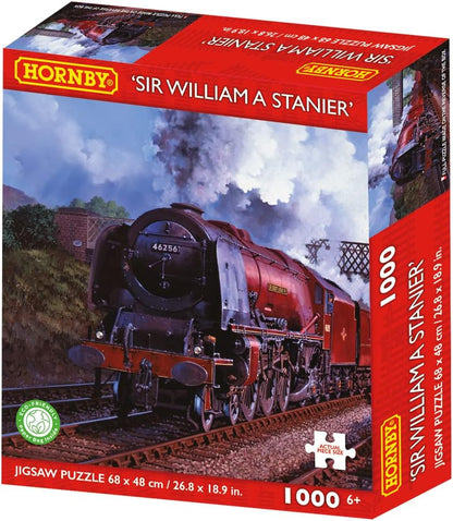 Kidicraft - Hornby - 'Sir Williams A Stanier' - 1000 Piece Jigsaw Puzzle