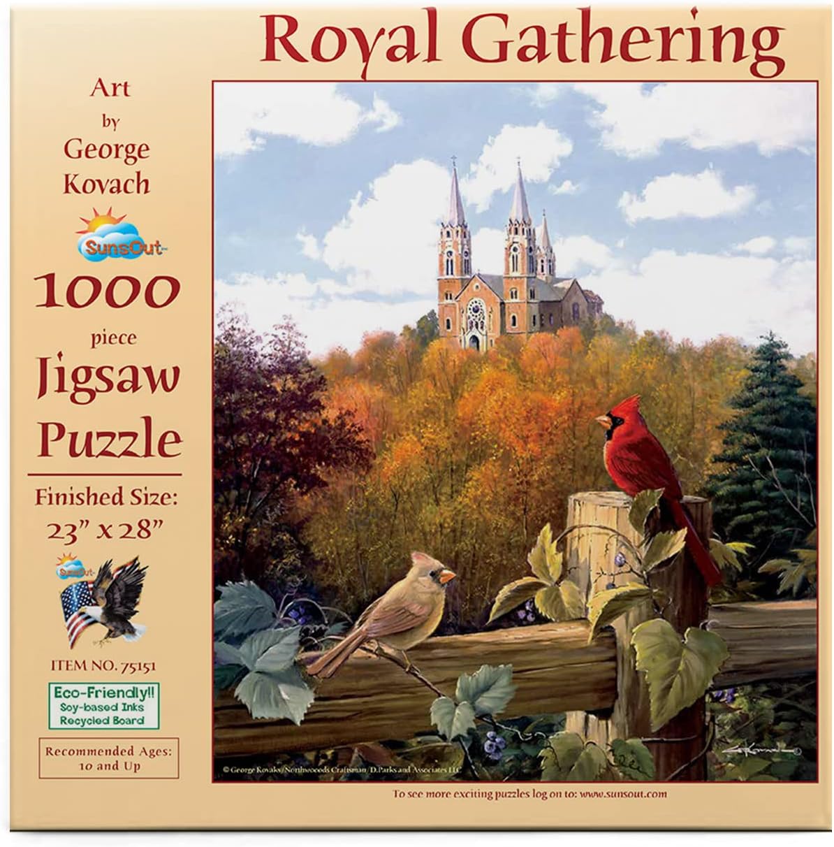 Royal Gathering by George Kovach - 1000 Piece Jigsaw Puzzle (Sunsout)