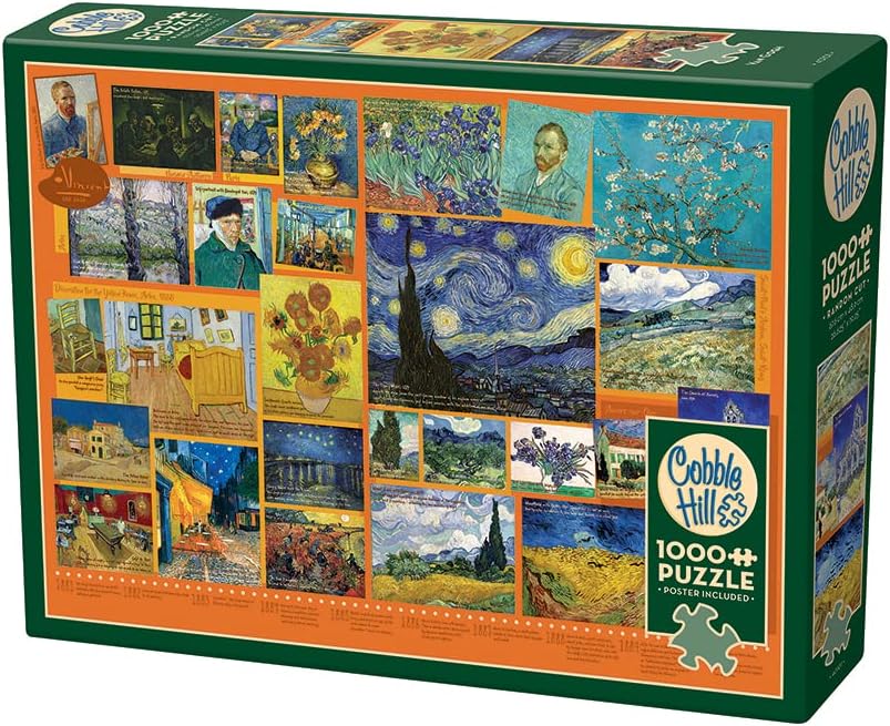 Van Gogh Collage - 1000 Piece Jigsaw Puzzle (Cobble Hill)