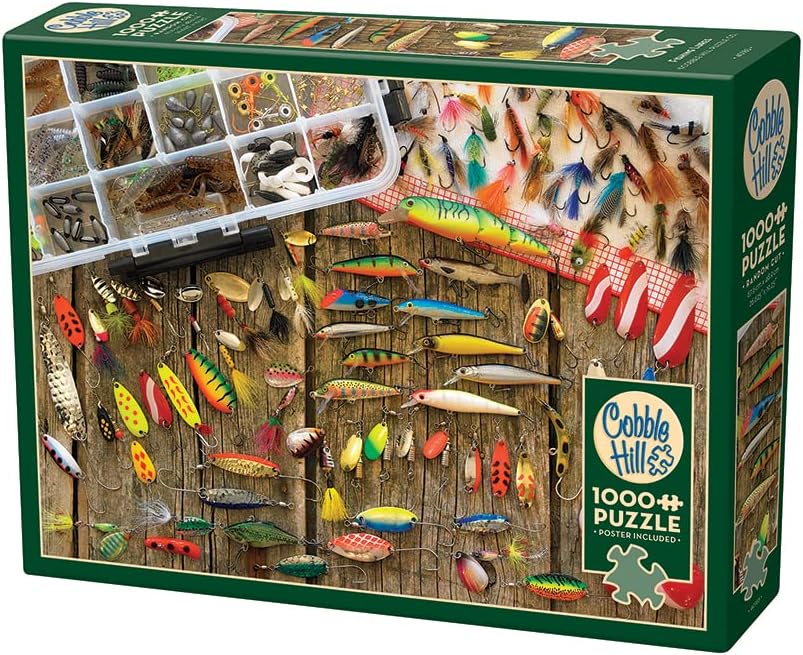 Fishing Lures - 1000 Piece Jigsaw Puzzle (Cobble Hill)