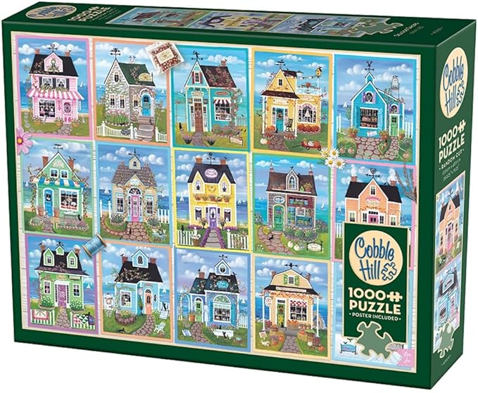 Seaside Shops - 1000 Piece Jigsaw Puzzle (Cobble Hill)