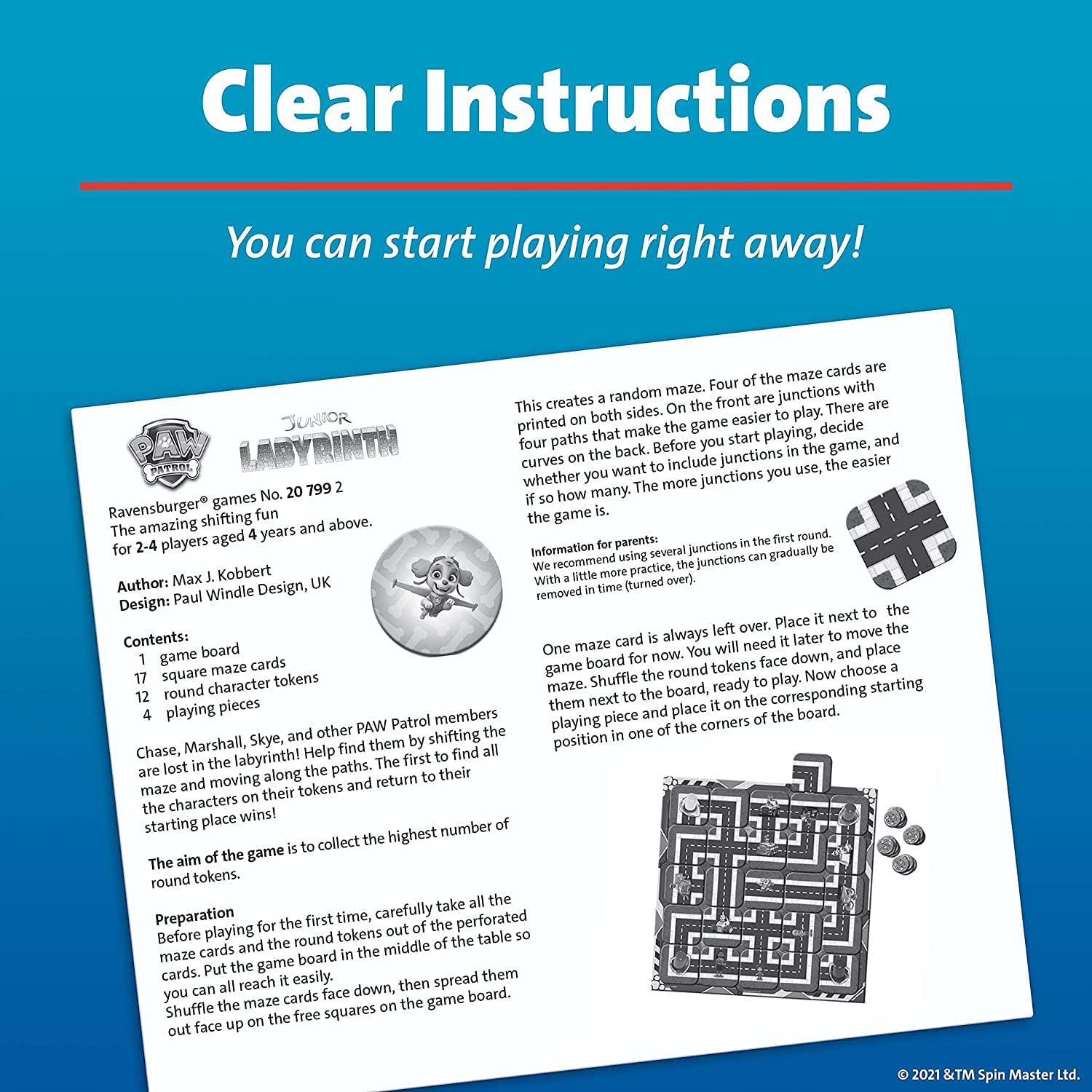 Paw Patrol – Jigsaw Puzzle (Junior Labyrinth)