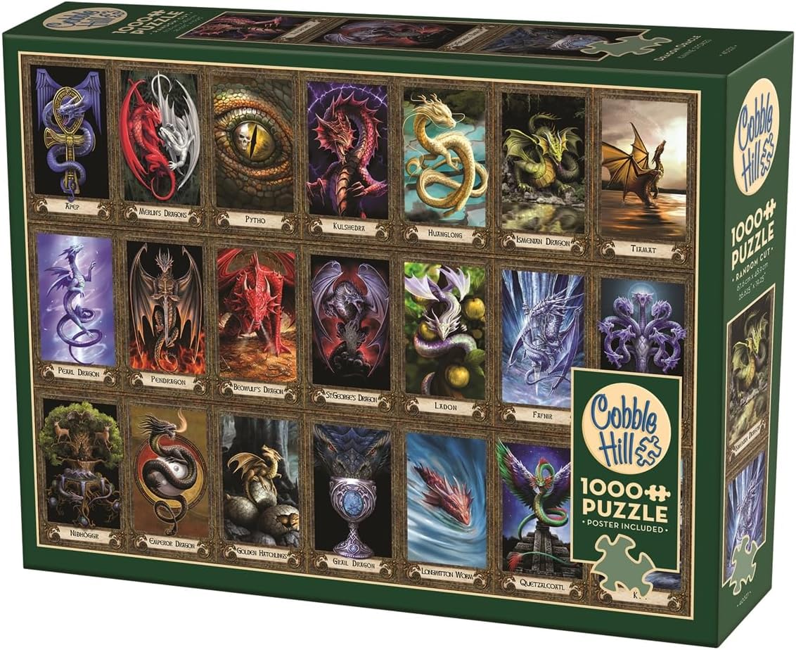 Dragon Oracle by Anne Stokes - 1000 Piece Jigsaw Puzzle (Cobble Hill)