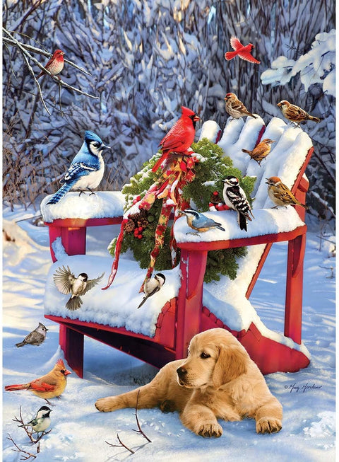 Warm Winter's Day - 1000 Piece Jigsaw Puzzle (Cobble Hill)