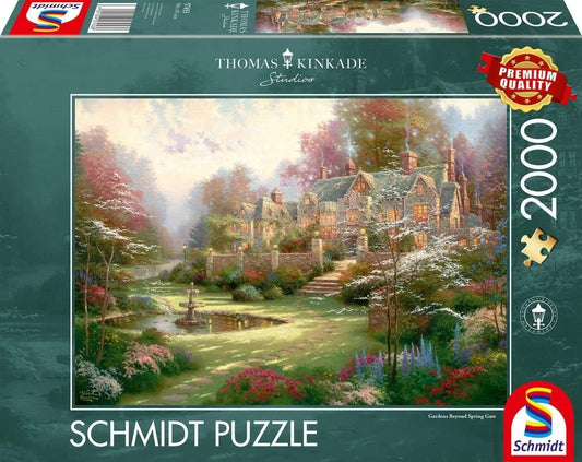 Schmidt - Thomas Kinkade: Gardens beyond Spring Gate - 2000 Piece Jigsaw Puzzle