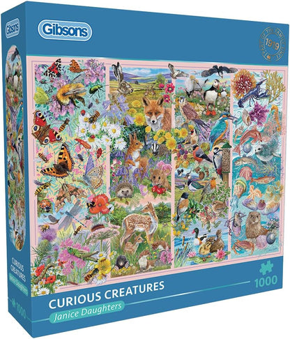 Gibsons - Curious Creatures - 1000 Piece Jigsaw Puzzle