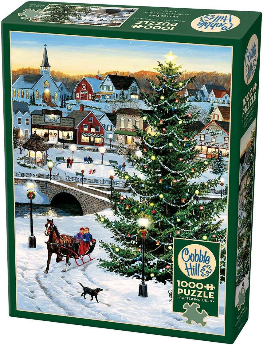 Village Tree - 1000 Piece Jigsaw Puzzle (Cobble Hill)