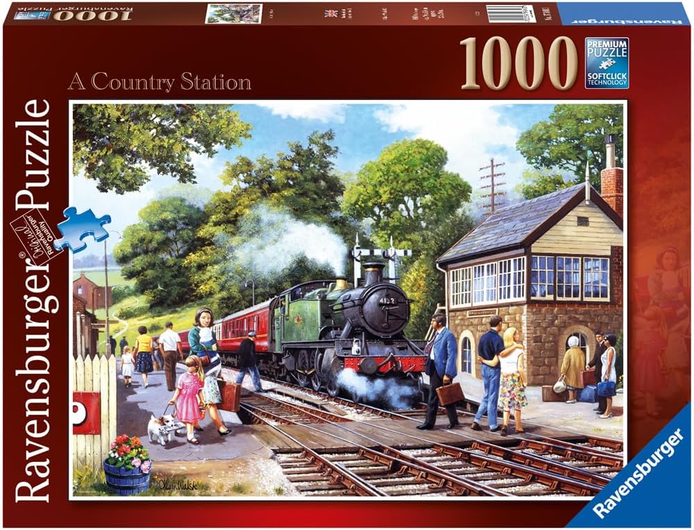 A Country Station – 1000 Piece Jigsaw Puzzle (Ravensburger)