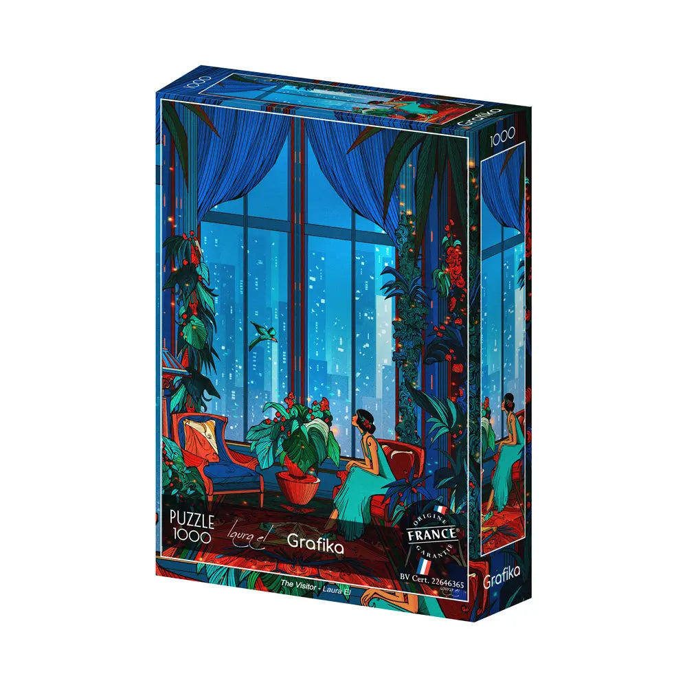Box, turned left: The Visitor - 1000 Piece Jigsaw Puzzle (Grafika)