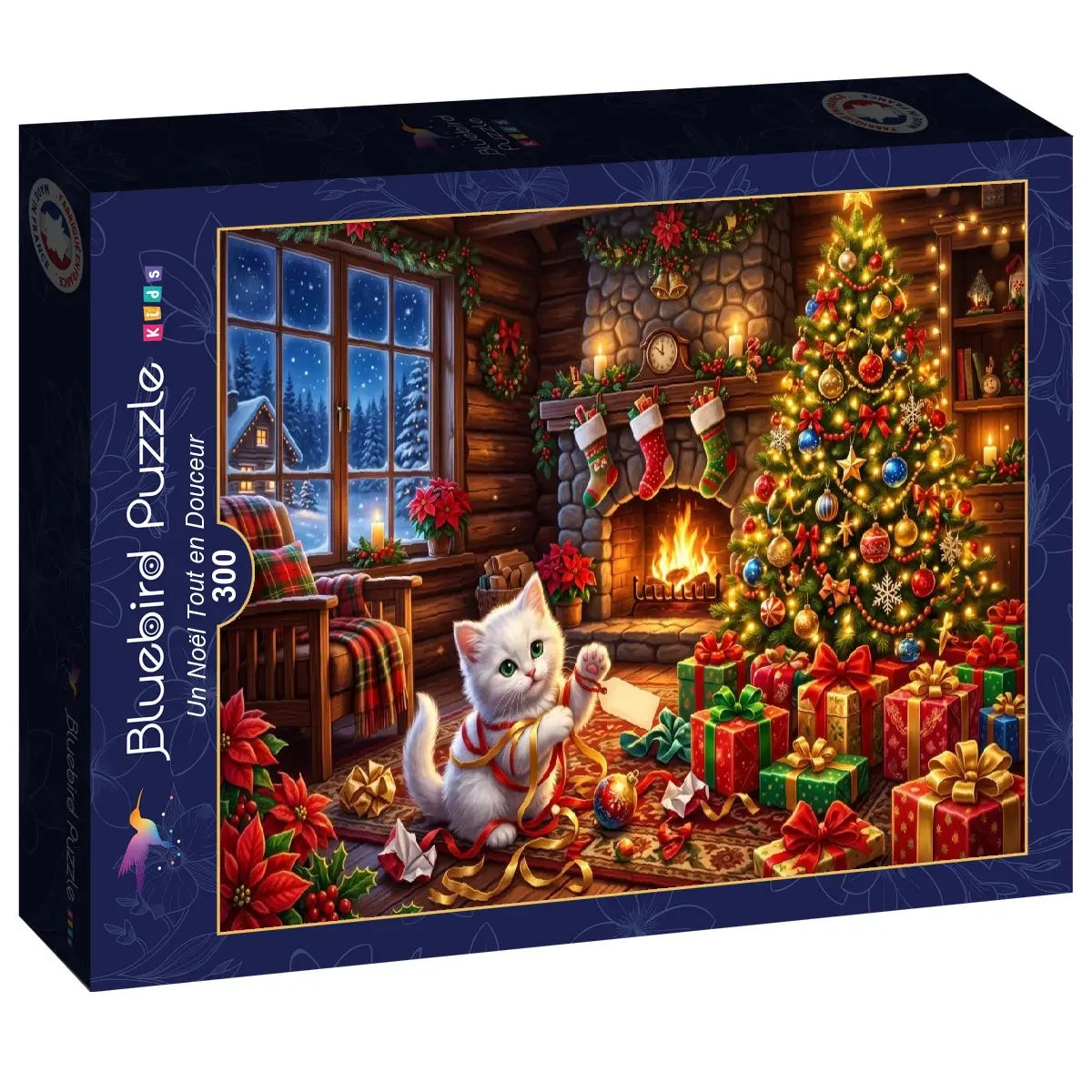 Box, turned right: A Sweet Christmas - 300 Piece Jigsaw Puzzle (Bluebird)