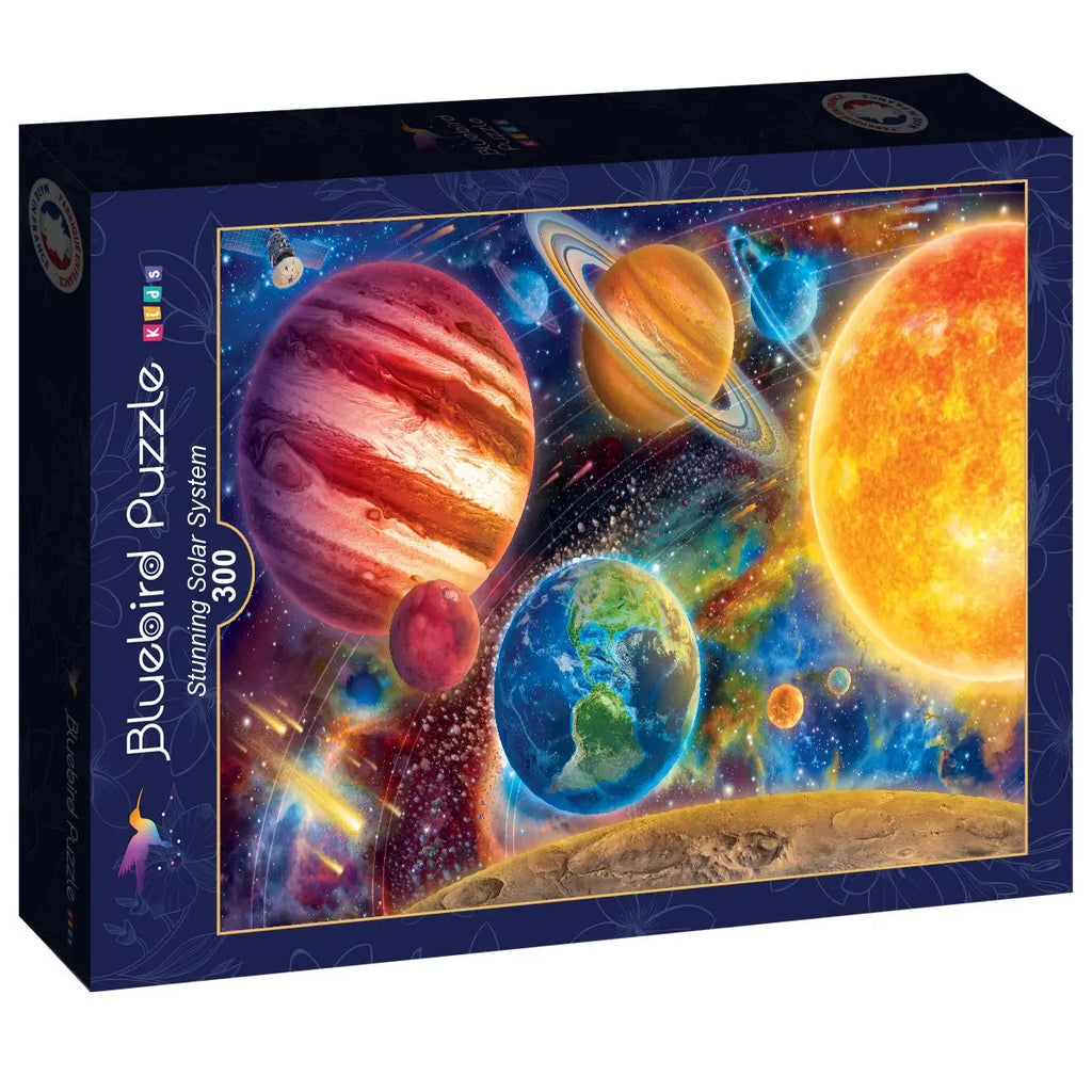 Box, turned right: A Breathtaking Solar System - 300 Piece Jigsaw Puzzle (Bluebird)