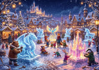 Ice Sculptures - 500 Piece Jigsaw Puzzle (Bluebird) - Completed Puzzle