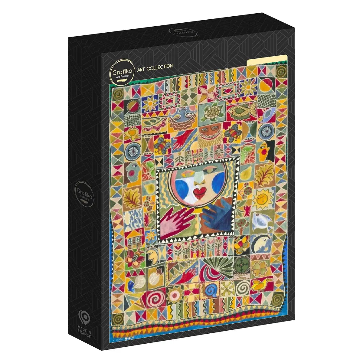 Box, turned right: Quilt - 1000 Piece Jigsaw Puzzle (Grafika)