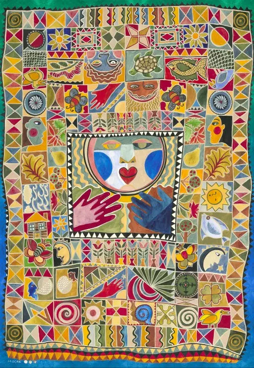 Quilt - 1000 Piece Jigsaw Puzzle (Grafika) - Completed Puzzle